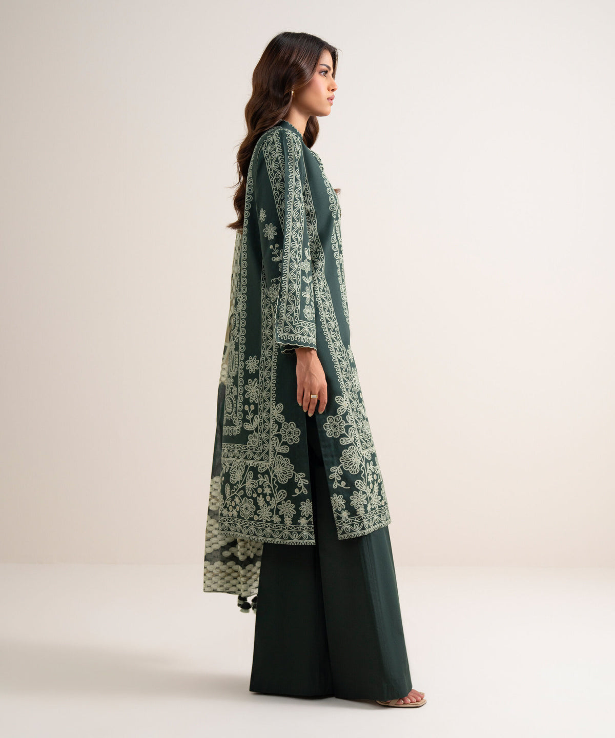 3 Piece - Printed Lawn Suit U3PDYS26V814
