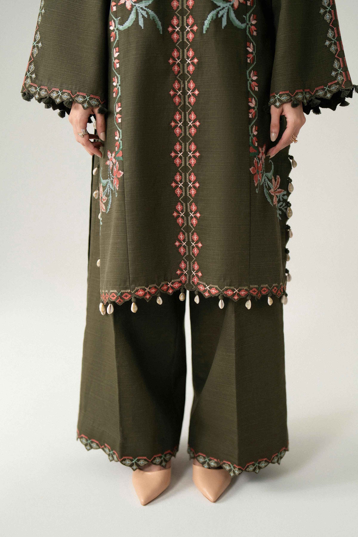 3 Piece - Printed Embroidered Suit - U3PE-NISHA26WV1-113