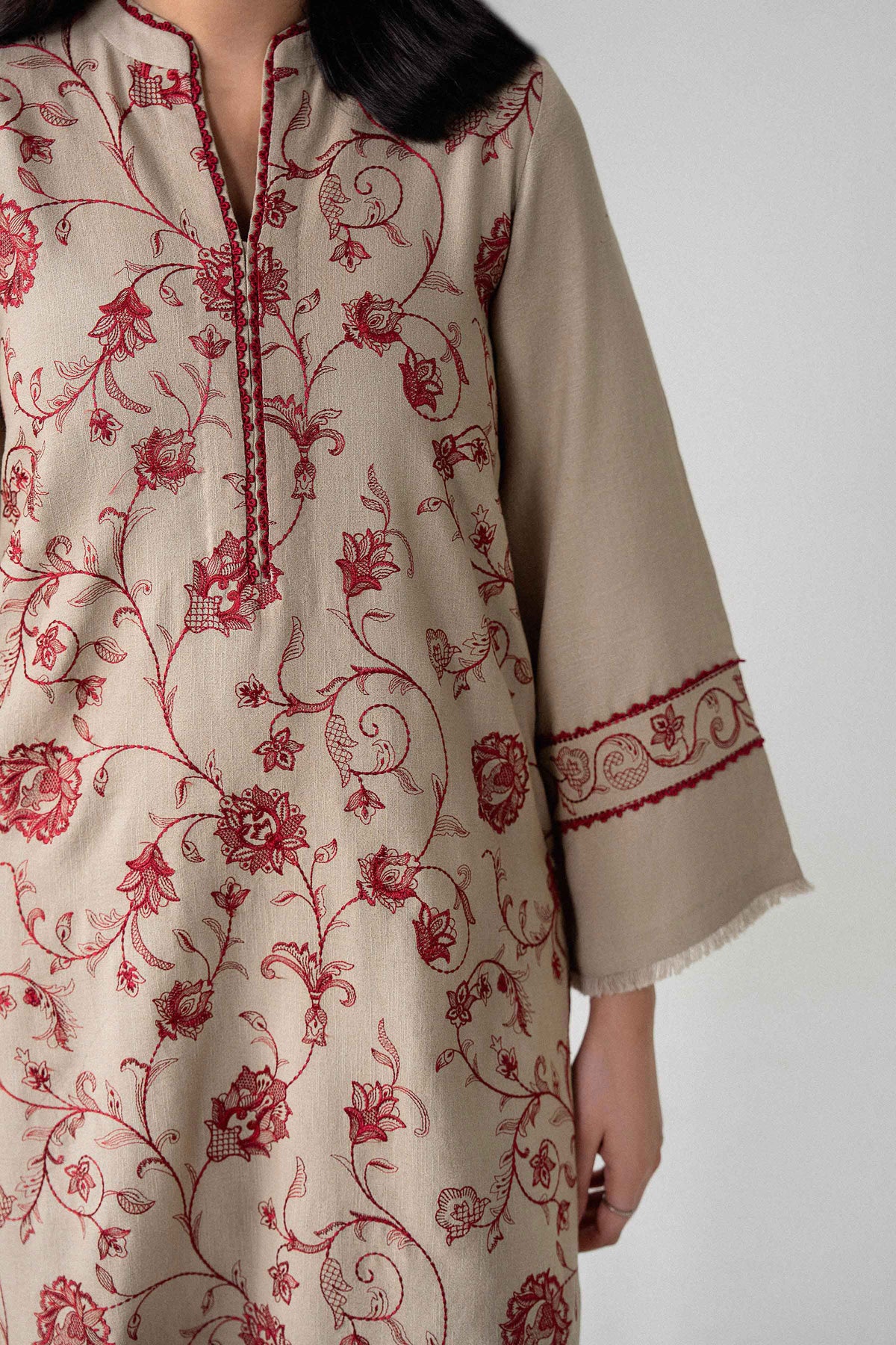 2 Piece - Embroidered Suit - U3PE-NISHA26WV1-148