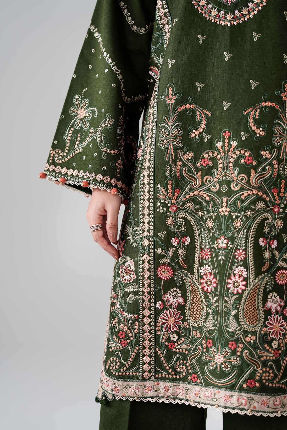 3 Piece - Printed Embroidered Suit - U3PE-NISHA26WV1-180