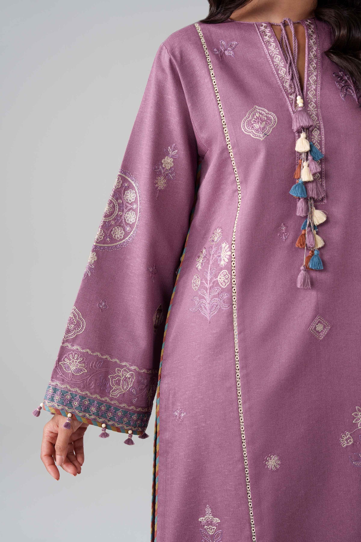 3 Piece - Printed Embroidered Suit - U3PE-NISHA26WV1-197