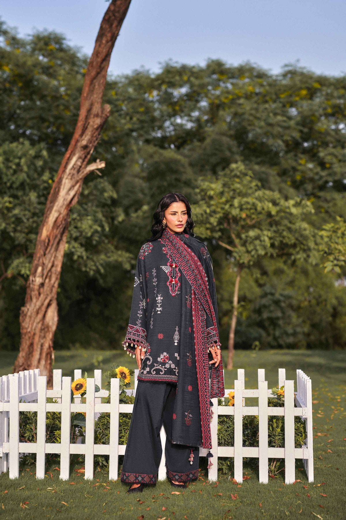 3 Piece - Printed Embroidered Suit - U3PE-NISHA26WV1-20