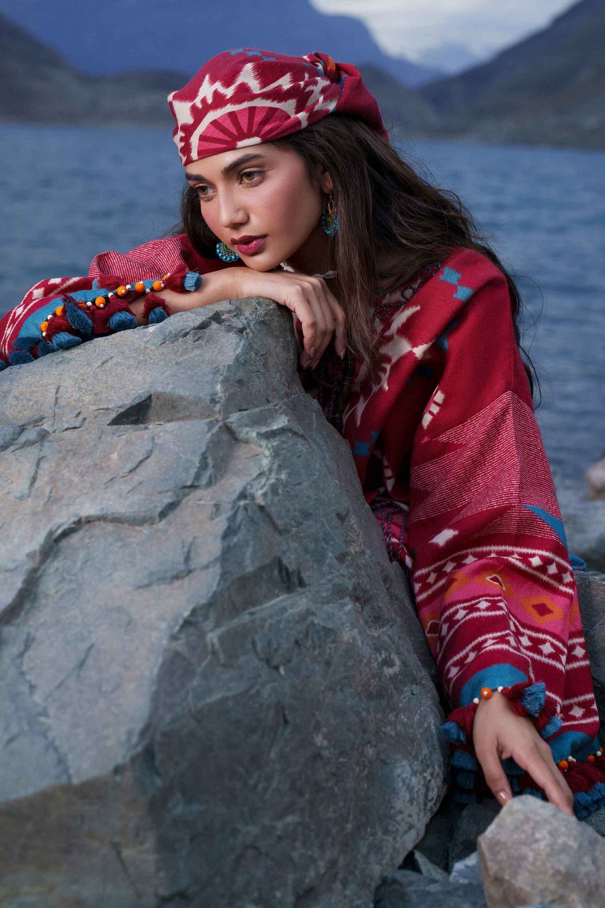 3 Piece - Printed Embroidered Suit - U3PE-NISHA26WV1-200