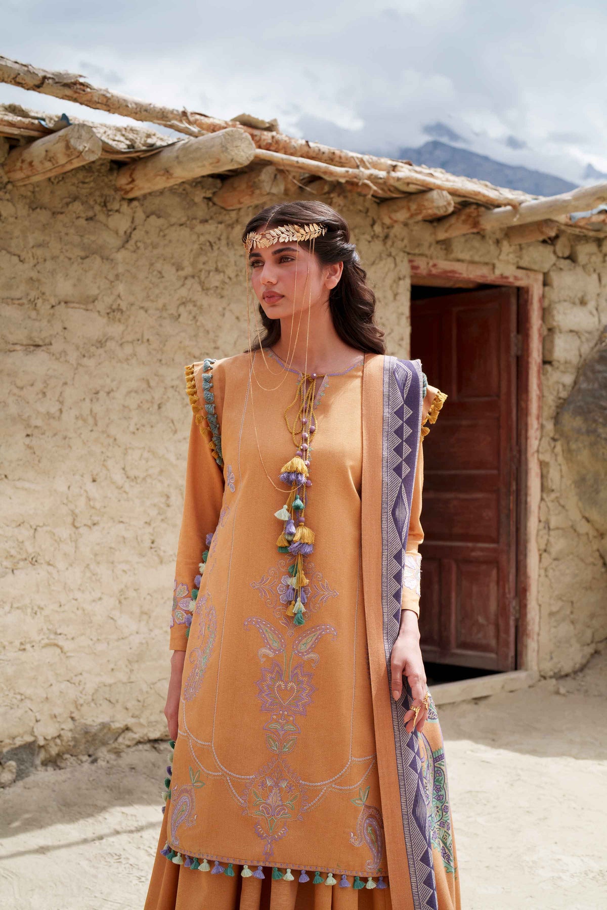 3 Piece - Printed Embroidered Suit - U3PE-NISHA26WV1-204