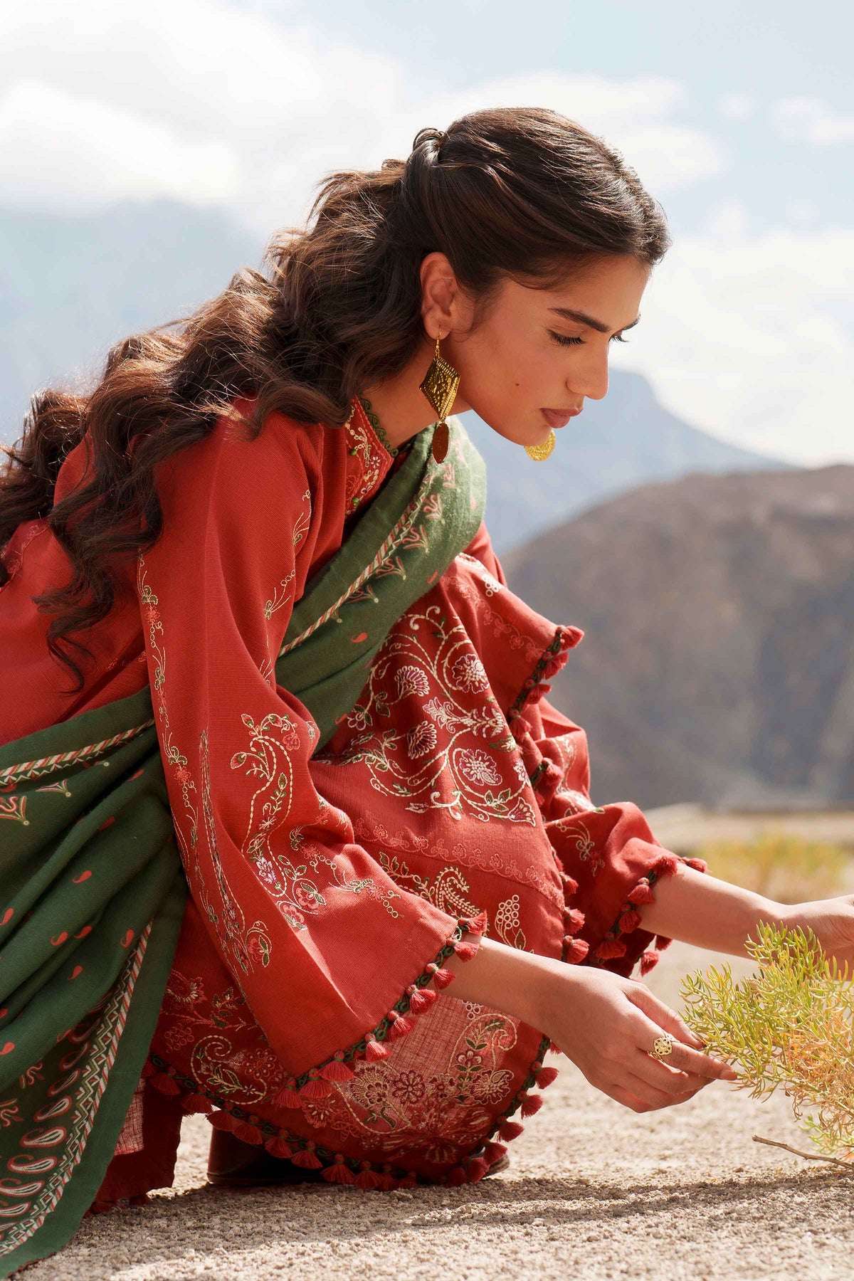 3 Piece - Printed Embroidered Suit - U3PE-NISHA26WV1-227