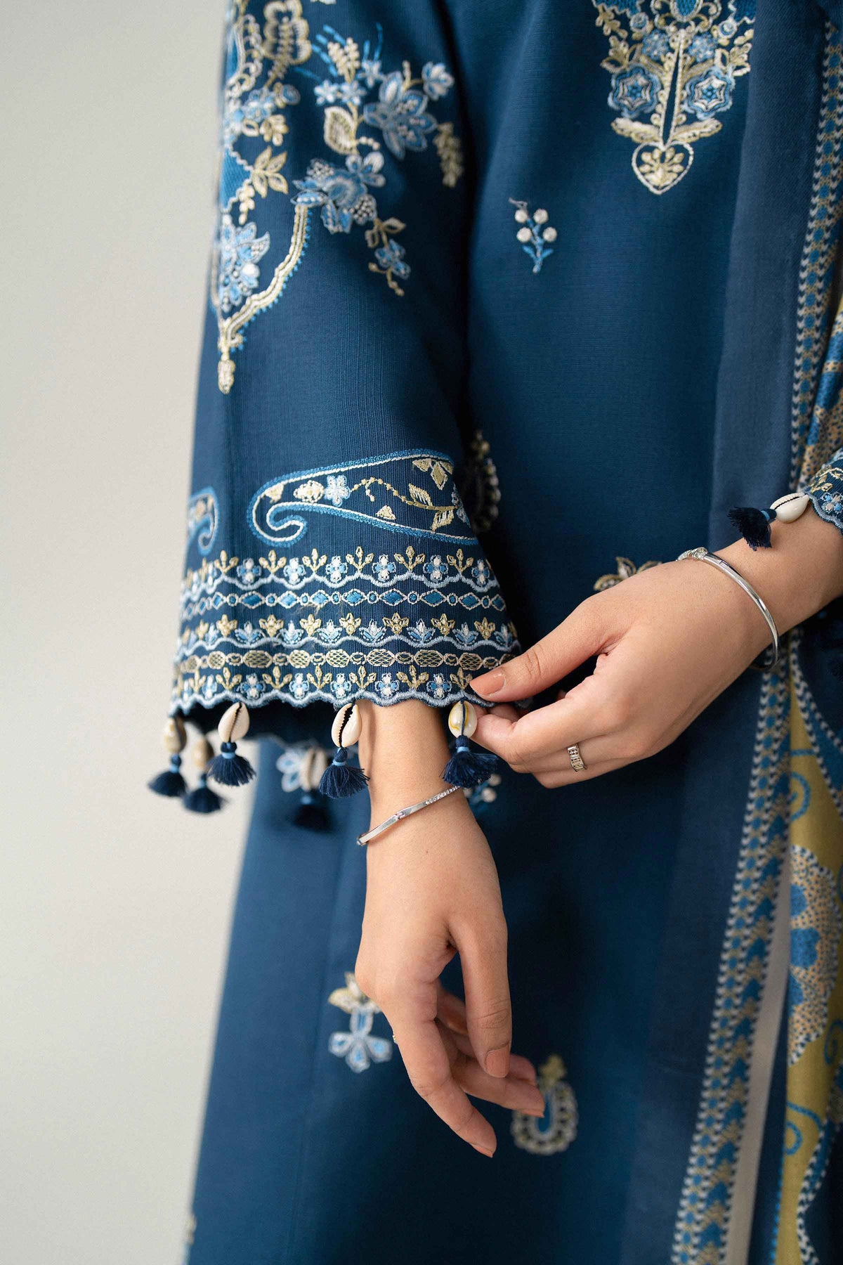 3 Piece - Printed Embroidered Suit - U3PE-NISHA26WV1-229