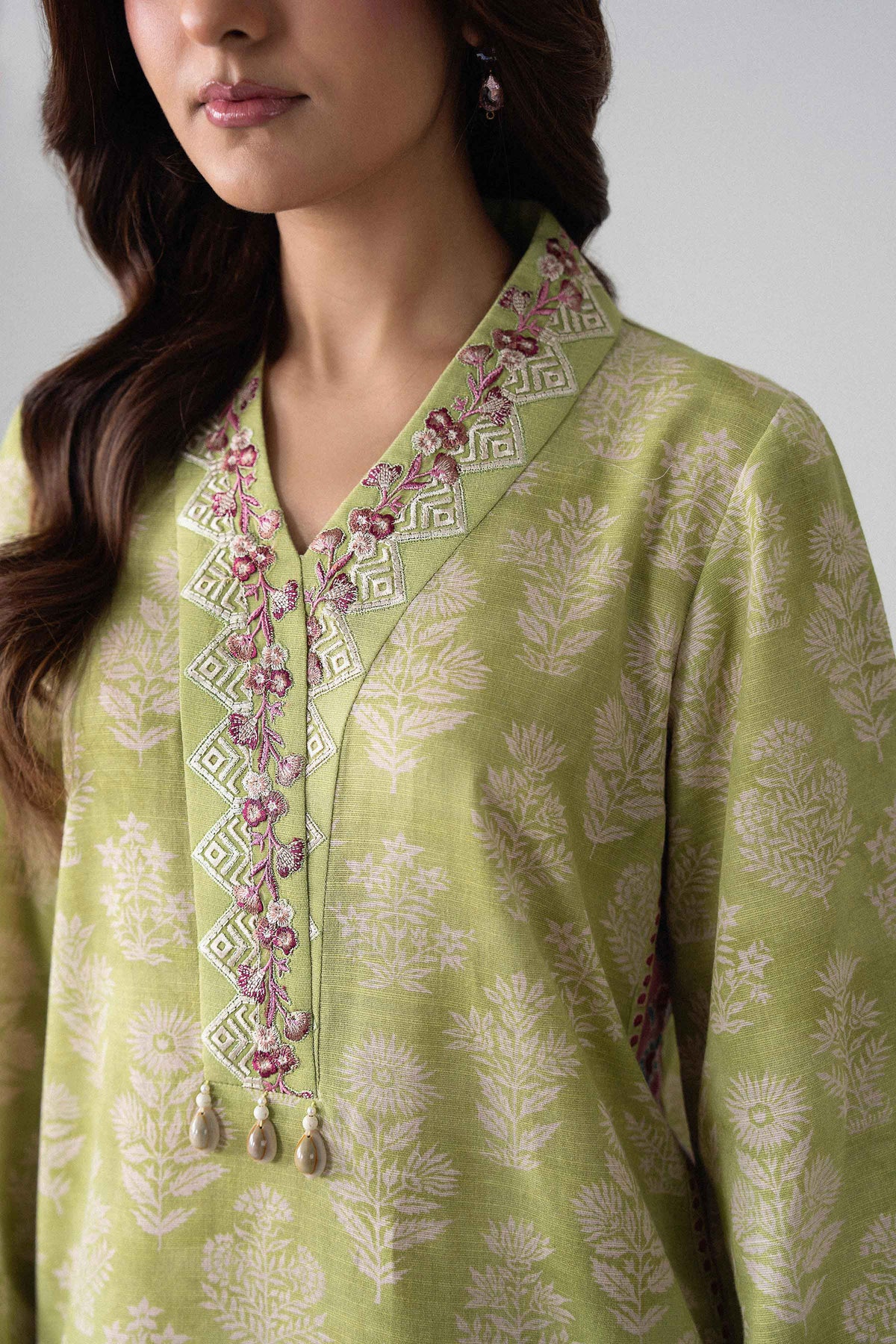 3 Piece - Printed Embroidered Suit - U3PE-NISHA26WV1-23