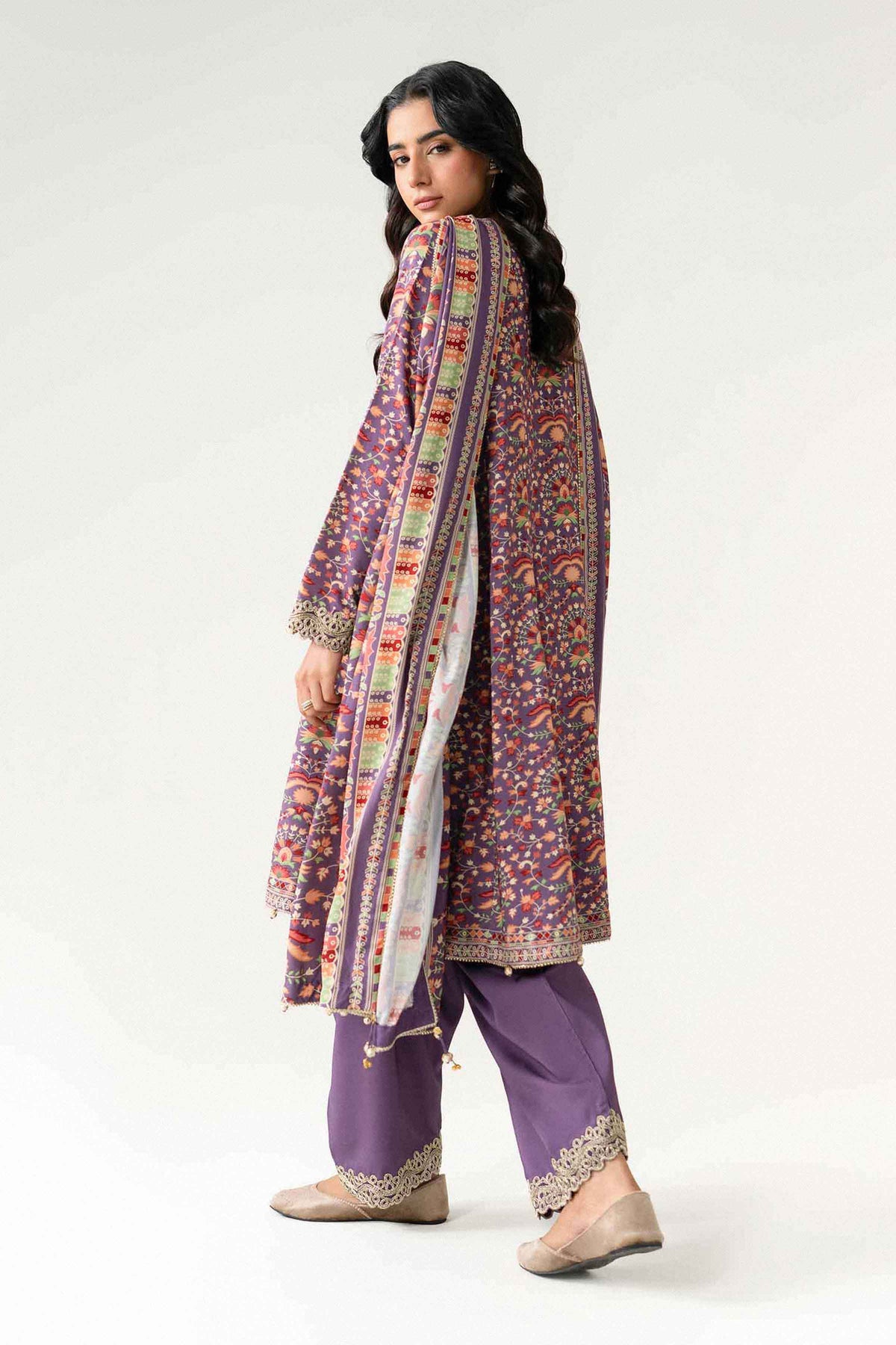 3 Piece - Printed Embroidered Suit - U3PE-NISHA26WV1-41