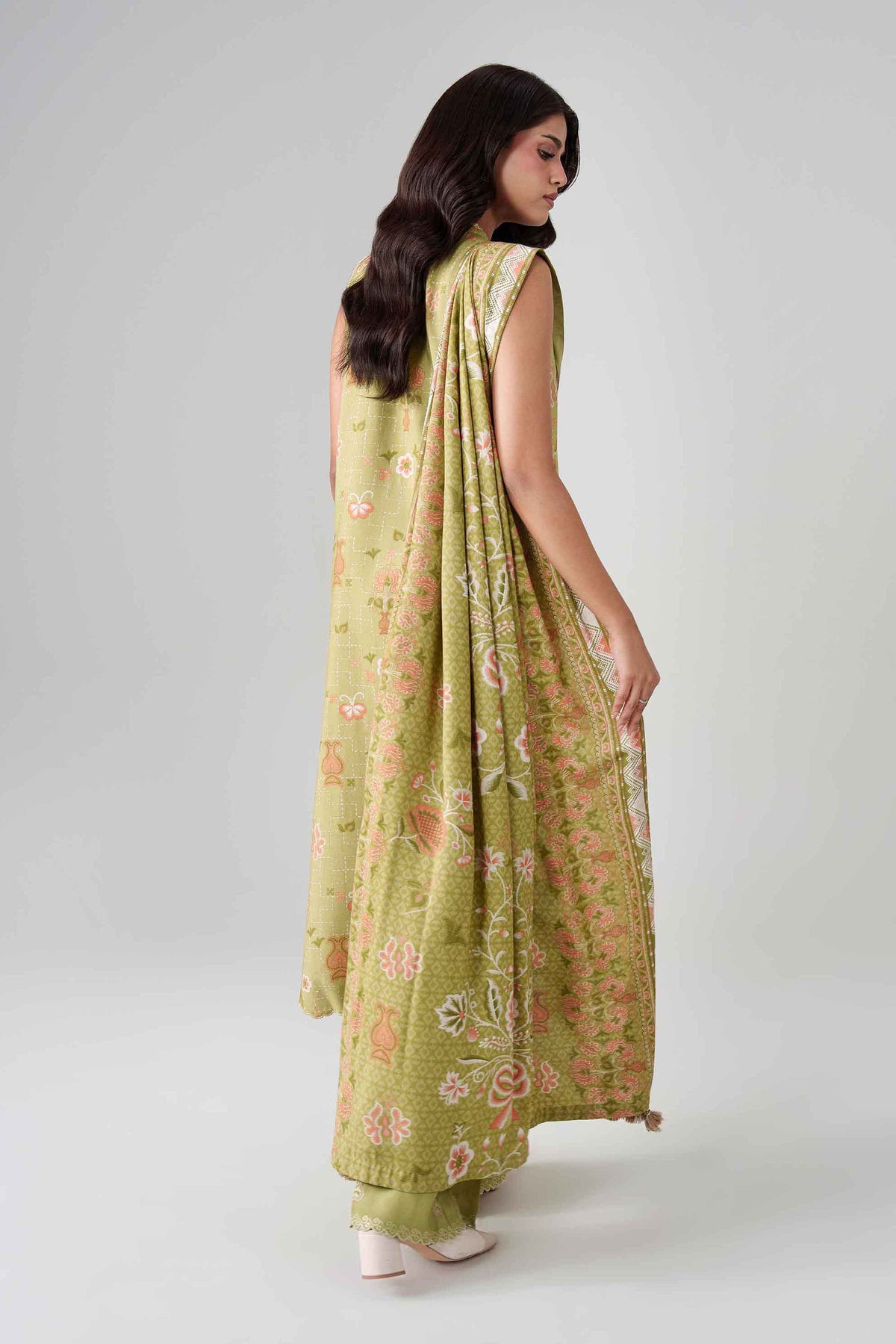 3 Piece - Printed Embroidered Suit - U3PE-NISHA26WV1-79