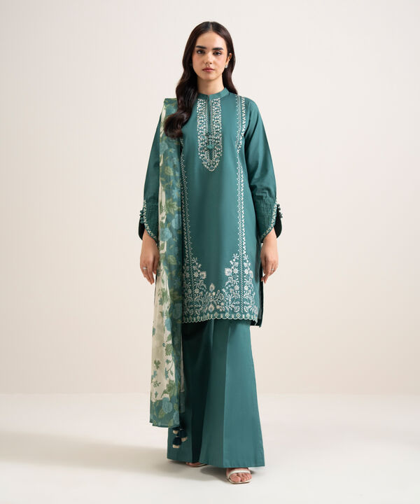 3 Piece - Embroidered Lawn Suit