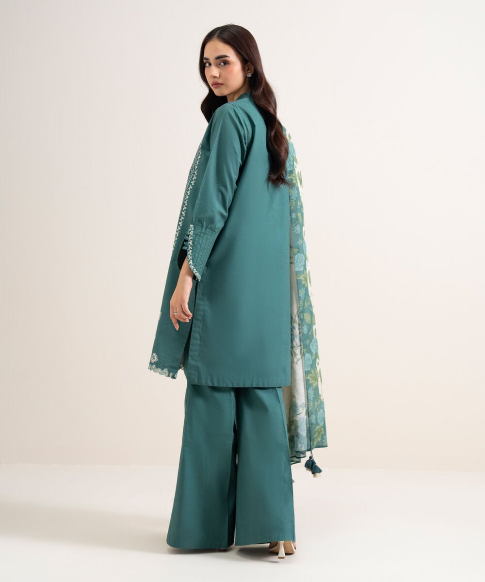 3 Piece - Embroidered Lawn Suit U3PEADD26V11