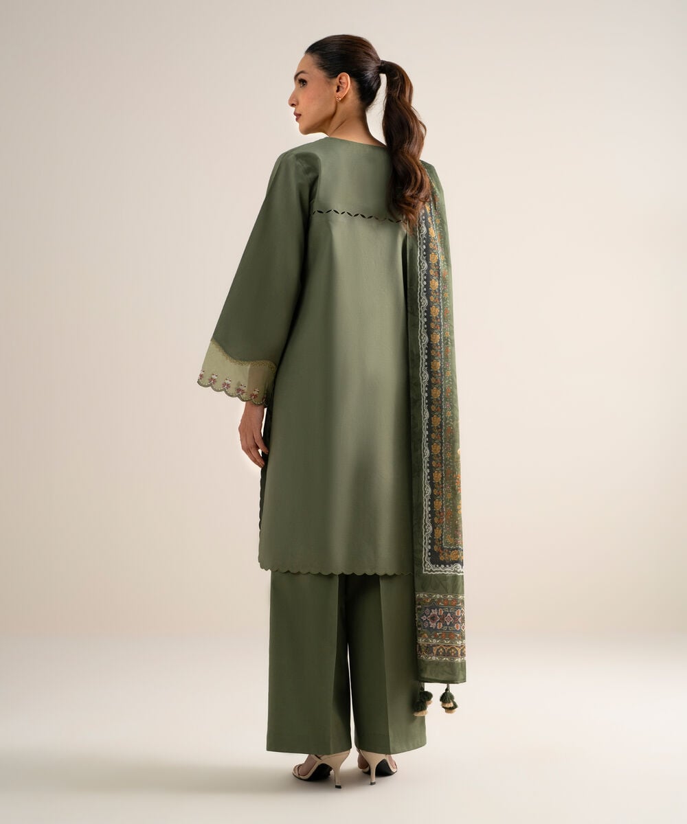 3 Piece - Embroidered Lawn Suit U3PEADD26V16