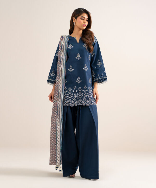 3 Piece - Embroidered Lawn Suit