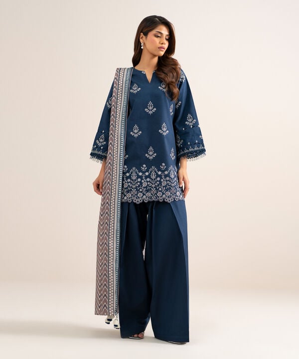 3 Piece - Embroidered Lawn Suit