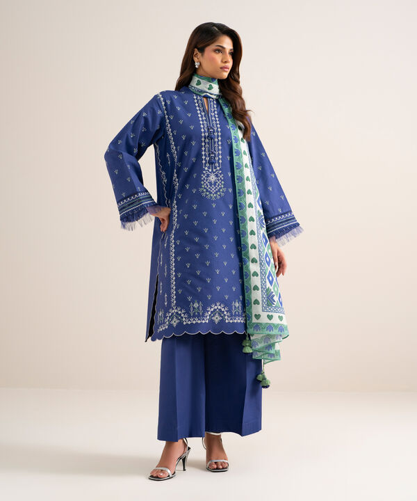 3 Piece - Embroidered Lawn Suit