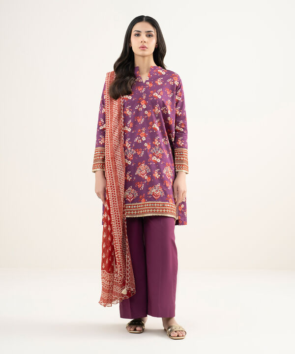3 Piece - Embroidered Lawn Suit