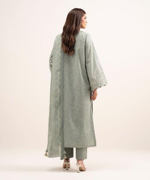 3 Piece - Embroidered Lawn Suit