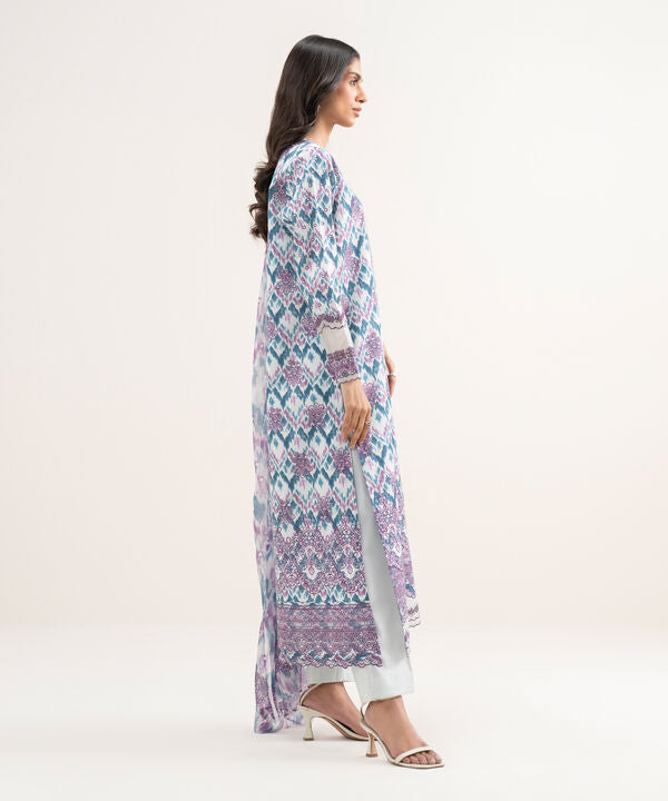 3 Piece - Embroidered Lawn Suit