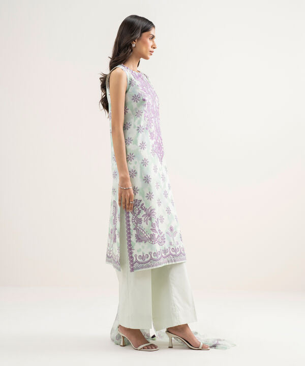 3 Piece - Embroidered Lawn Suit