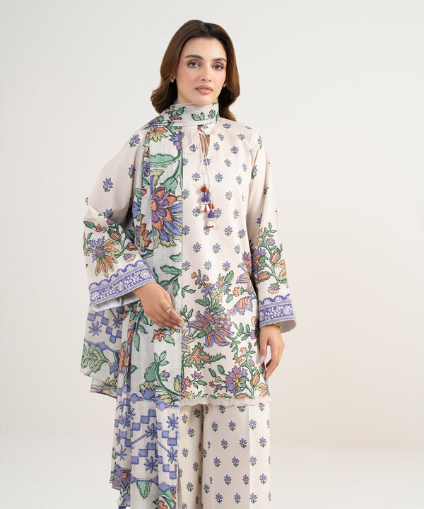 3 Piece - Embroidered Lawn Suit