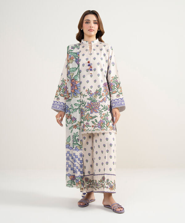 3 Piece - Embroidered Lawn Suit