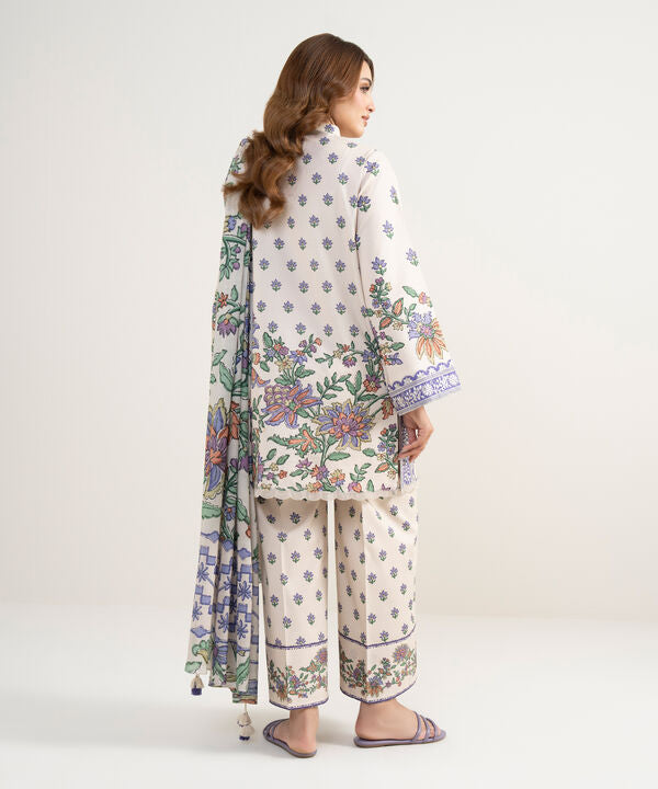 3 Piece - Embroidered Lawn Suit