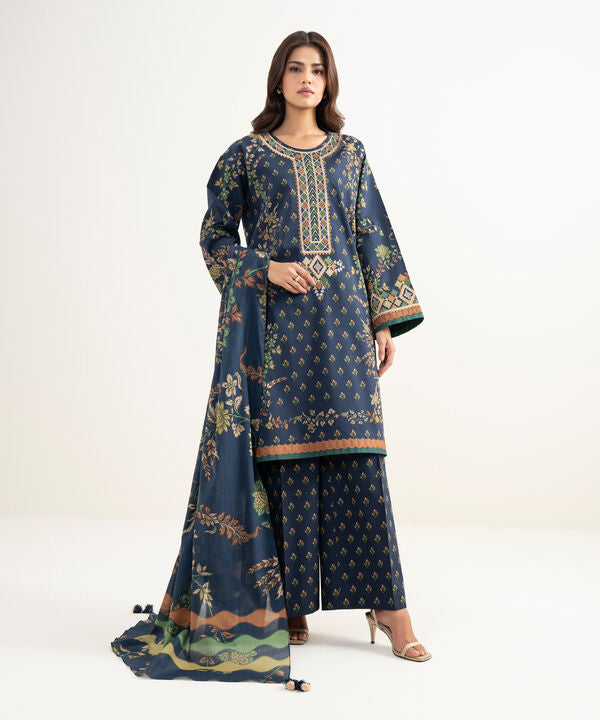 3 Piece - Embroidered Lawn Suit