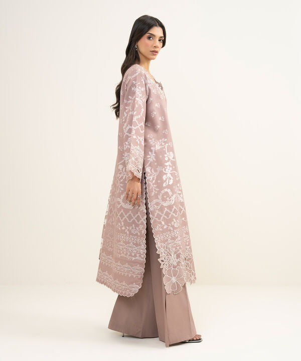 3 Piece - Embroidered Jacquard Suit