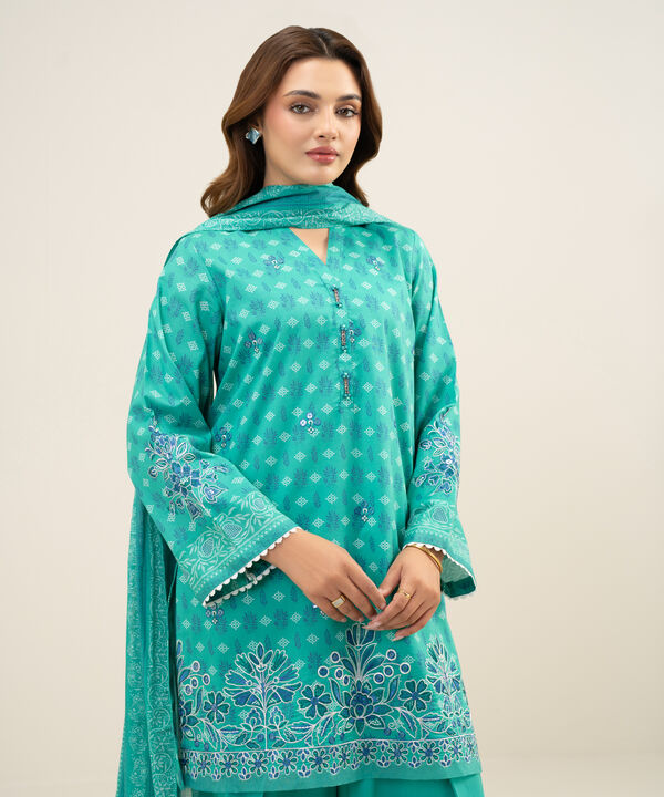 3 Piece - Embroidered Lawn Suit