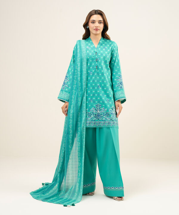 3 Piece - Embroidered Lawn Suit