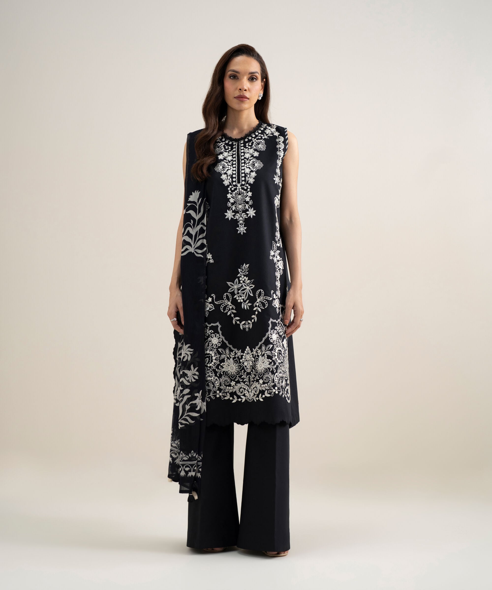 3 Piece - Embroidered Lawn Suit