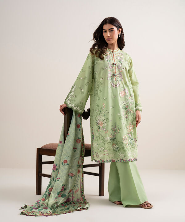 3 Piece - Embroidered Lawn Suit