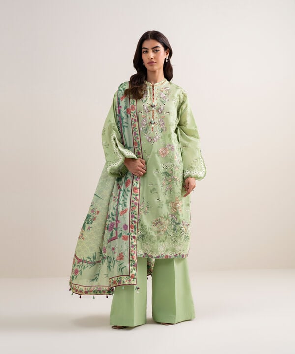 3 Piece - Embroidered Lawn Suit