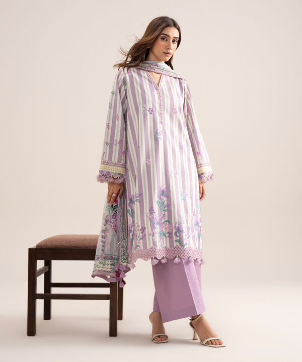 3 Piece - Embroidered Lawn Suit