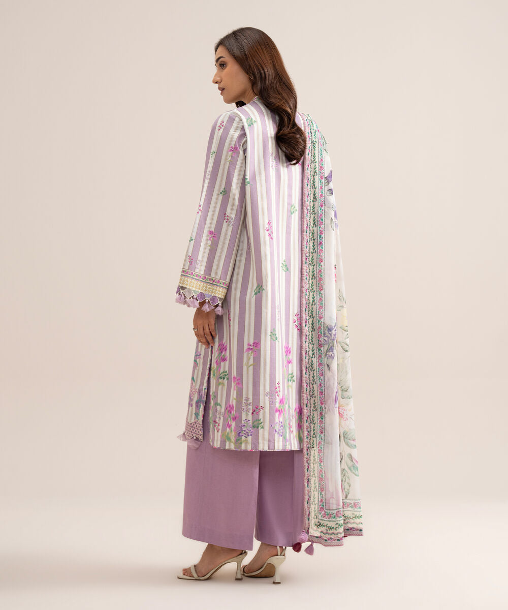 3 Piece - Embroidered Lawn Suit U3PESGS26V77