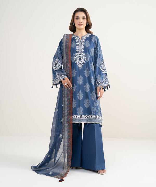 3 Piece - Embroidered Lawn Suit