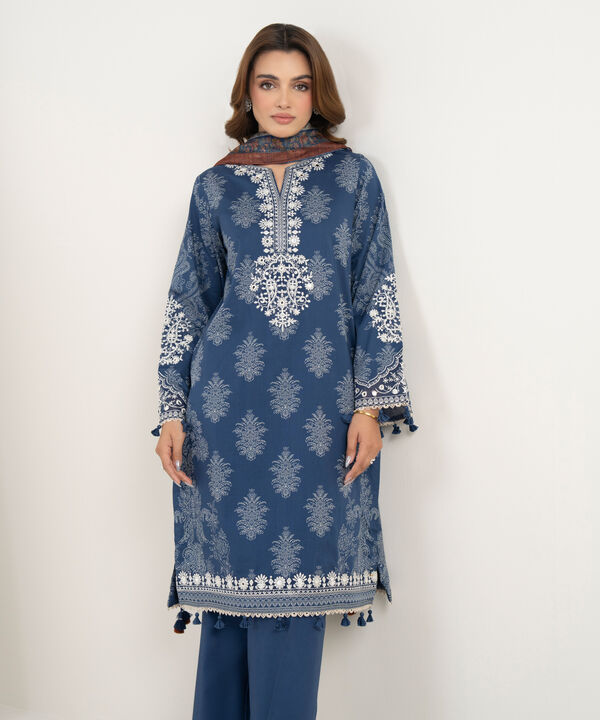 3 Piece - Embroidered Lawn Suit