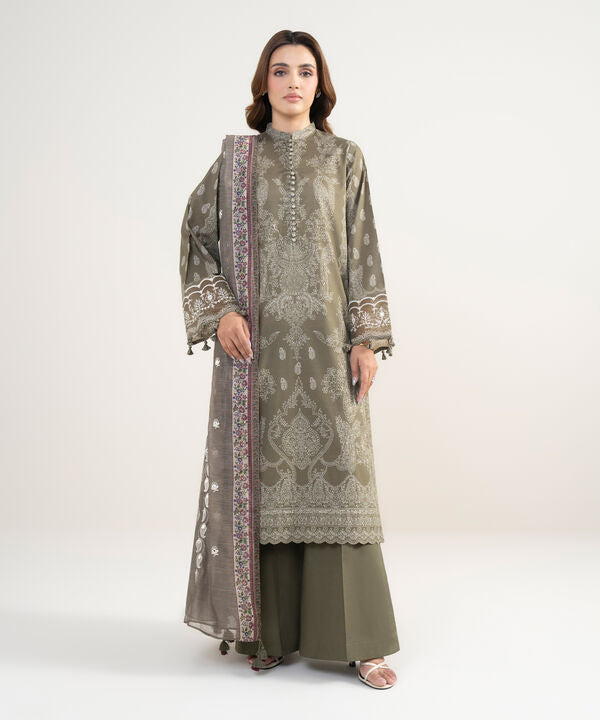 3 Piece - Embroidered Lawn Suit