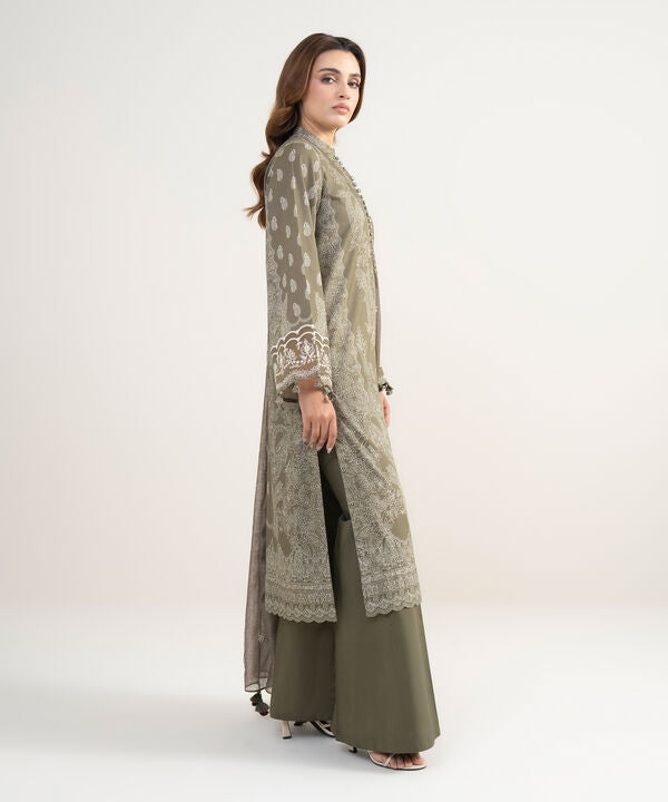 3 Piece - Embroidered Lawn Suit