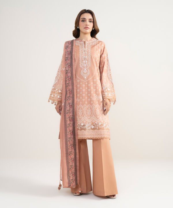 3 Piece - Embroidered Lawn Suit