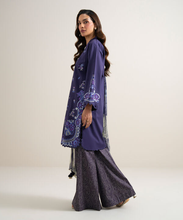 3 Piece - Embroidered Lawn Suit