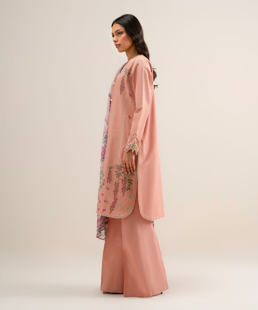 3 Piece - Embroidered Lawn Suit U3PESTS26V86