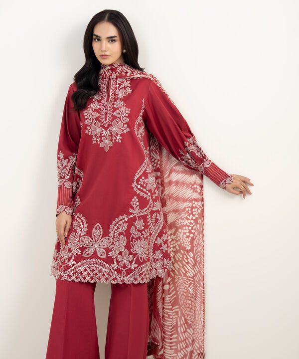 3 Piece - Embroidered Lawn Suit
