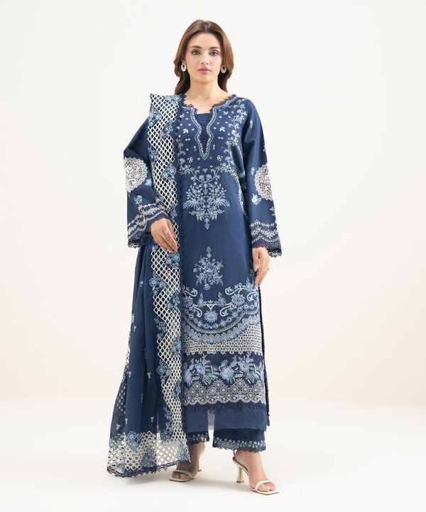 3 Piece - Embroidered Lawn Suit