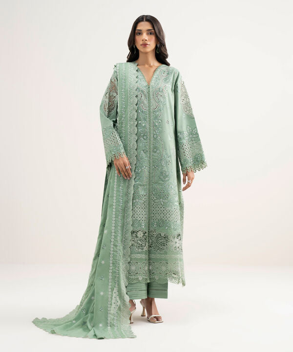 3 Piece - Embroidered Lawn Suit