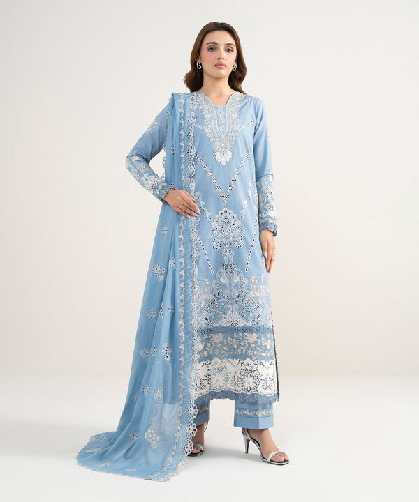 3 Piece - Embroidered Lawn Suit
