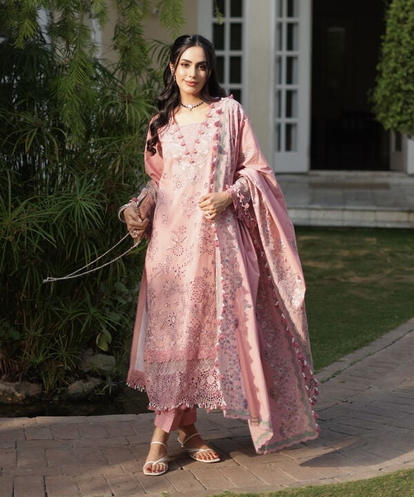 3 Piece - Embroidered Lawn Suit