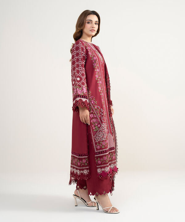 3 Piece - Embroidered Lawn Suit