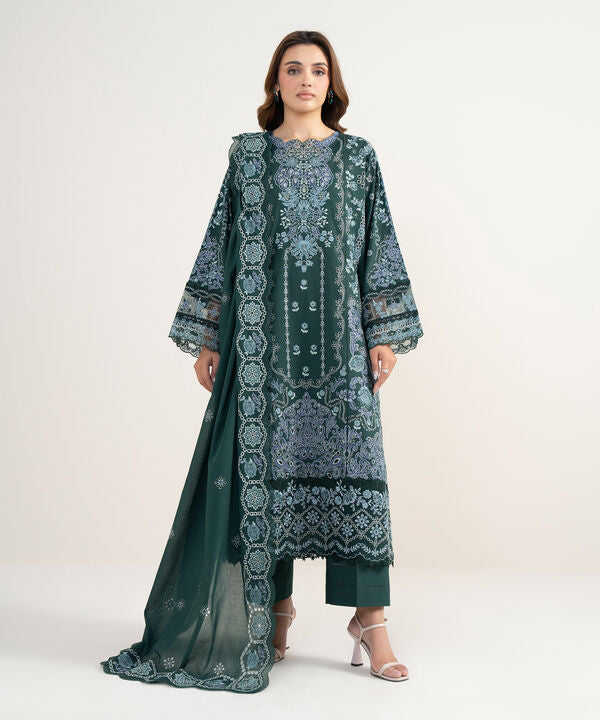 3 Piece - Embroidered Lawn Suit