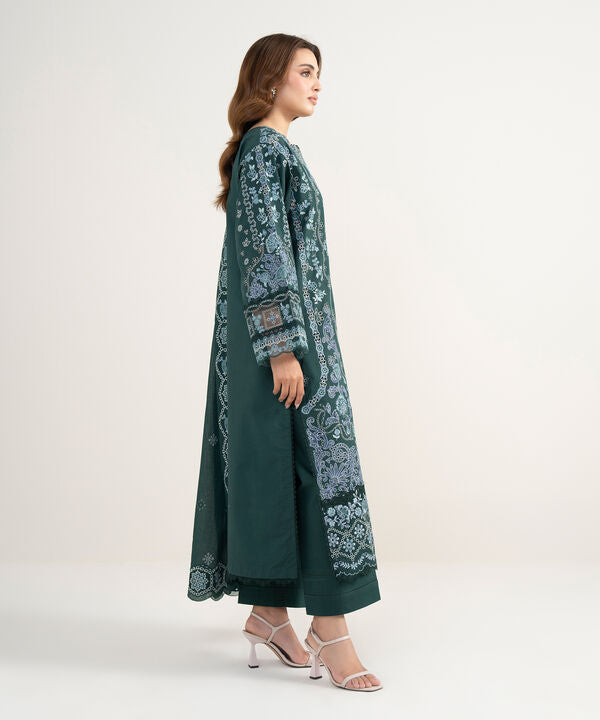3 Piece - Embroidered Lawn Suit